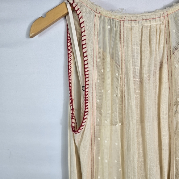 Boho Jane Cream Tassel Maxi Dress Size S - Picture 12 of 16